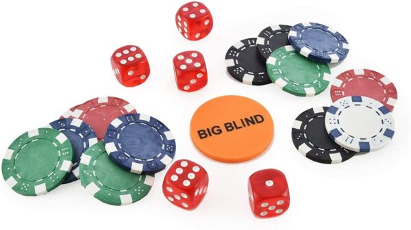 KOVOT 300 Chip Dice Style Poker Set In Aluminum Case - Image 5